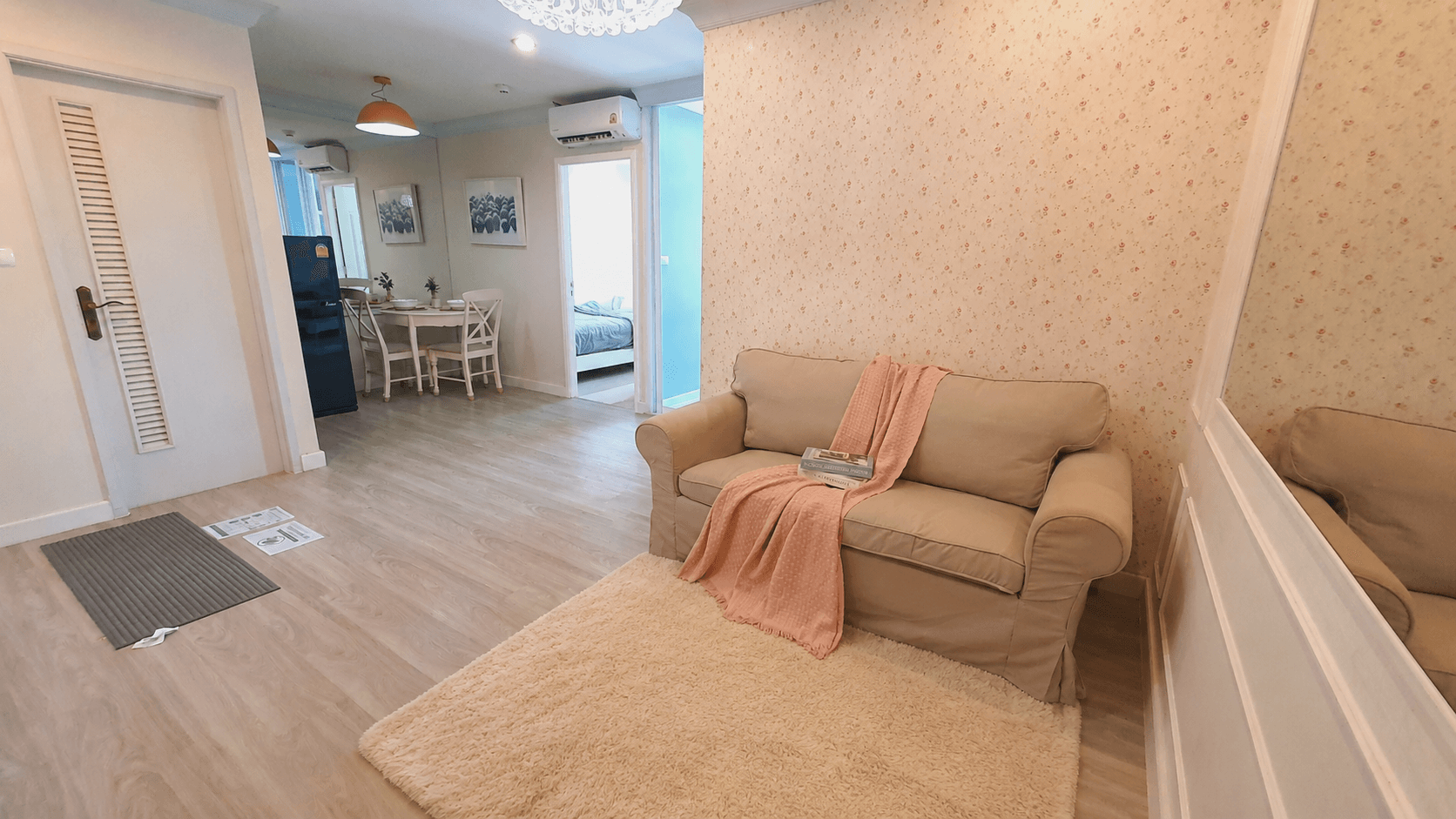 FOR SALE / FOR RENT 2-bedroom, 2-bathroom condo, 60 sq.m. fully furnished.